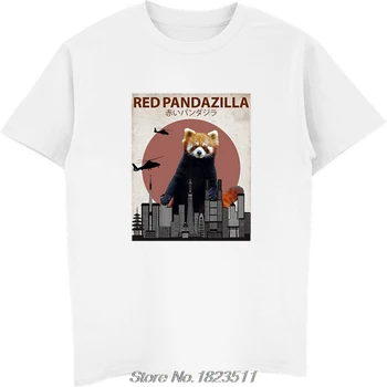 Karšto Pardavimo Mados Raudona Pandazilla | Juokingas Raudona Panda Mėgėjams T-Shirt Dovana Vyrams Kietas Viršūnes Tees Marškinėliai Harajuku Streetwear